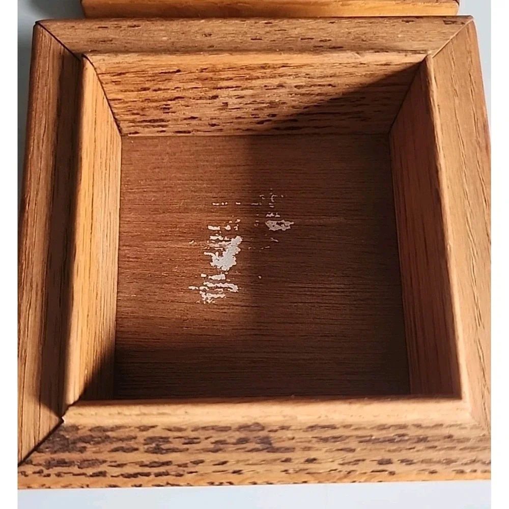 Tennessee Wood Crafters Solid Wood  Decorative Quilted Box Memory MADE IN USA
